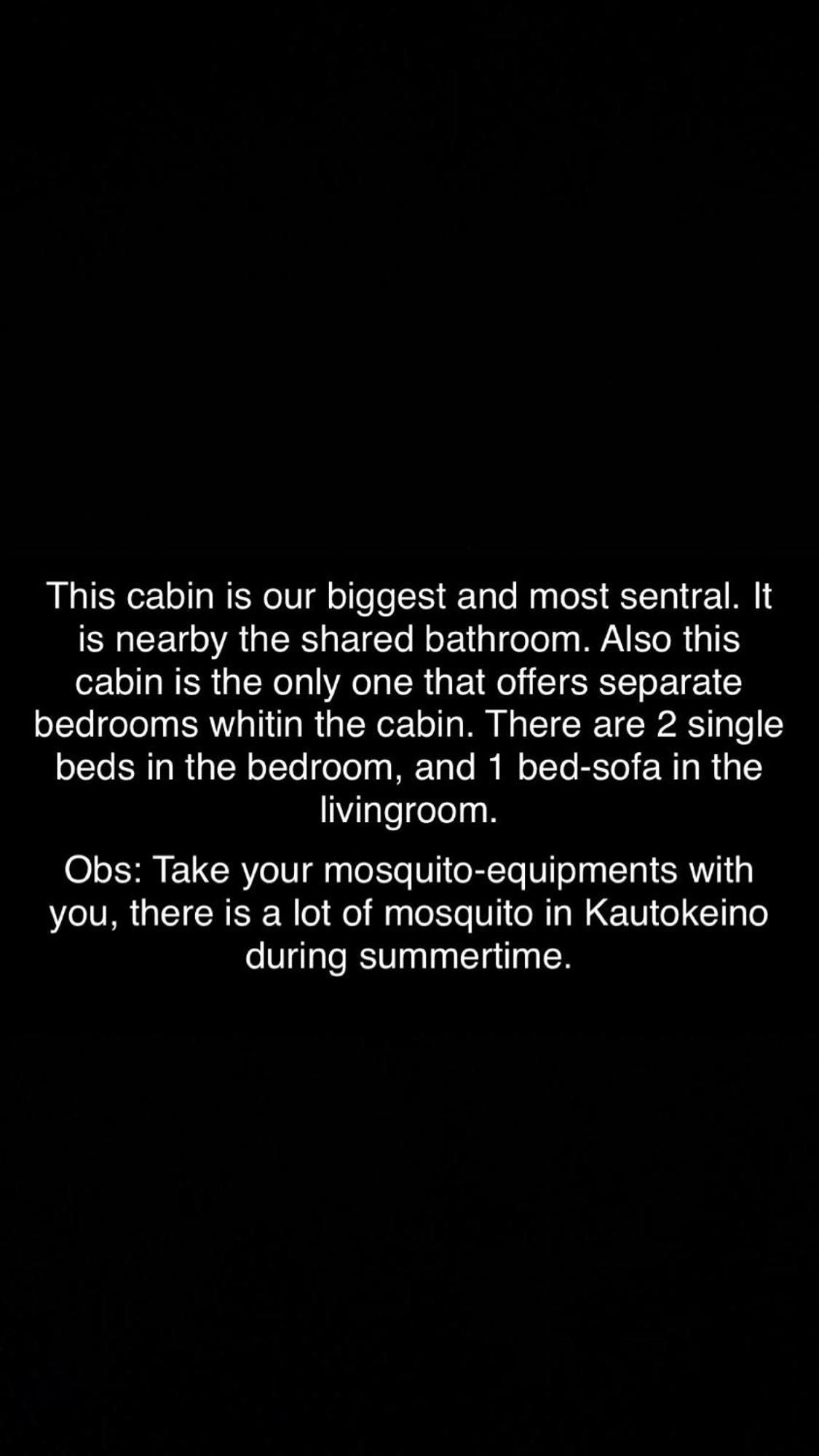 Sara'S Cabins-Hytter Kautokeino Chambre photo